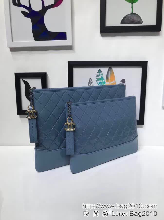 CHANEL香奈兒 A84288 新款 Garbrielle小牛皮 漸變 流浪手抓晚晏包  DJC2420